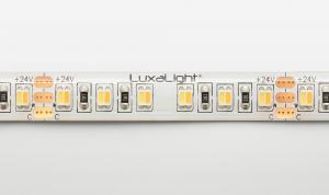 LuxaLight LED-strip Warm Wit 2600K - Koel Wit 8600K Kleurtemperatuur Beschermd (24 Volt, 240 LEDs, 3527, IP64)