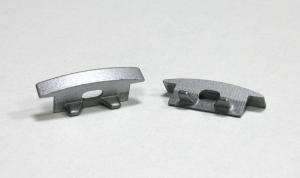 Aluminium Eindkap Open 17.5mm x 7mm Inbouw