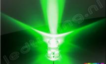 Round Flash-LED 5mm 15° 9000mcd Green