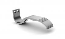 Aluminum Wall Hanging Bracket Short for Round Profile 24mm x 24mm