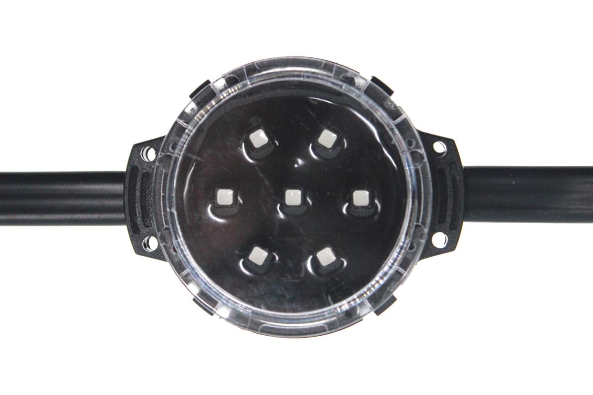 Digital LED Pixel String Black Cree LED RGB SPI SM16703 (24V, 3535, IP64) 