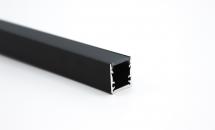 LED-strip Profile 3 Meter Black 17.5mm X 19mm Surface Mounted LED-strip Profile 3 Meter Black 17.5mm X 19mm Surface Mounted