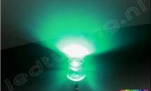 Flat Top LED 5mm 90° 2200mcd Bluish Green