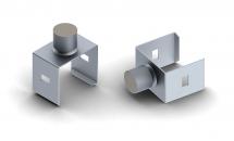 Steel Mounting Clip with Magnet for LED-strip Profile 17.5mm x 15mm Steel Mounting Clip with Magnet for LED-strip Profile 17.5mm x 15mm